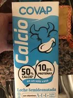 Sokerin määrä sisällä Leche semidesnatada