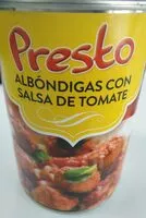 Azúcar y nutrientes en Presto