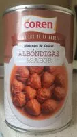 Количество сахара в Albóndigas