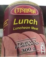 Cantidad de azúcar en Lunch