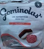 Quantité de sucre dans Allsorts