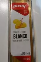 Amount of sugar in Vinagre de vino blanco