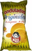含糖量 Patatas fritas onduladas