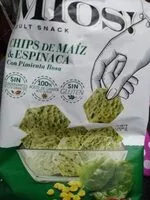 含糖量 Mios! chips de maíz & espinaca con pimienta rosa