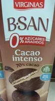 Jumlah gula yang masuk B-SAN cacao intenso