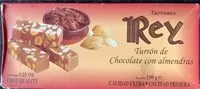 Amount of sugar in Turron de Chocolate con Almendras