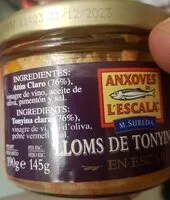Quantité de sucre dans Lomos de atún claro en escabeche