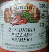 Amount of sugar in Zanahoria rallada