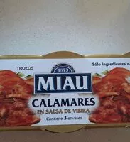 Quantité de sucre dans Calamares miau