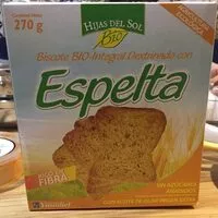 Sokerin määrä sisällä Biscote BIO-integral dextrinado con espelta