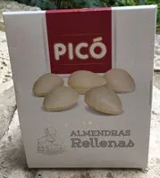 Cantidad de azúcar en Almendras Rellenas