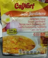 İçindeki şeker miktarı Sopa Jardinera