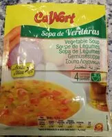 İçindeki şeker miktarı Sopa de verduras