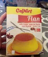 İçindeki şeker miktarı Flan con azucar
