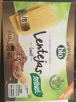 Jumlah gula yang masuk Crispy lentil toasts