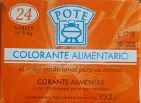 Azúcar y nutrientes en Pote