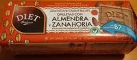 Sokerin määrä sisällä Galletas con almendra y zanahoria