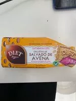 Sokerin määrä sisällä Galletas de salvado de avena