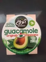 Cantidad de azúcar en Guacamole original mexicano