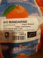 Sokerin määrä sisällä Bio mandarines