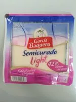 Amount of sugar in Queso semicurado mezcla madurado light menos