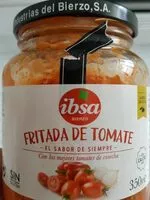 İçindeki şeker miktarı Fritada casera de tomate de cosecha con aceite de oliva