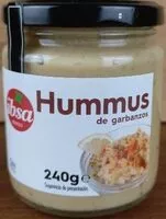 İçindeki şeker miktarı Hummus de garbanzos