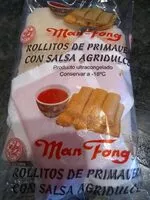 含糖量 Rollitos de primavera con salsa agridulce