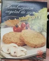 含糖量 Hamburguesa vegetal de soja sabor curry