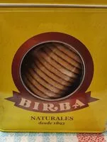 含糖量 Galletas BIRBA naturales