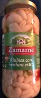 Sucre et nutriments contenus dans Zamarne