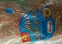 Suhkru kogus sees Maxi hamburguesa