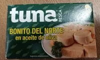 Azúcar y nutrientes en Tuna pesca