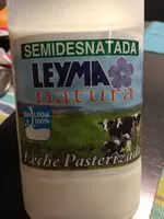 Sokerin määrä sisällä Leche semidesnatada
