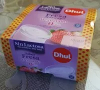 含糖量 Yogur sin Lactosa sabor fresa