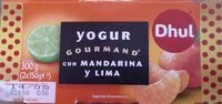 चीनी की मात्रा Yogur gourmand con mandarina y lima