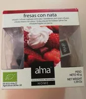 Amount of sugar in Infusión de fresas con nata