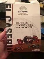 Sokerin määrä sisällä Selección de caramelos de chocolate