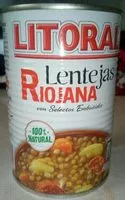 Suhkru kogus sees Lentejas Riojana Plato Cocinado