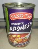 Cantidad de azúcar en Sopa Oriental Indonesia