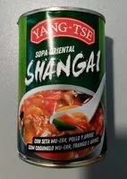 Cantidad de azúcar en Sopa oriental shangai