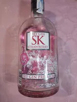 Azúcar y nutrientes en Dry gin sk strawberry