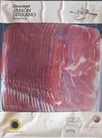 चीनी की मात्रा Jamón serrano