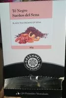 Cantidad de azúcar en Té negro Sueños del Sena
