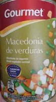 चीनी की मात्रा Macedonia de verduras