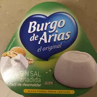 Sucre et nutriments contenus dans Burgos de arias