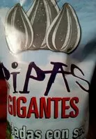 Cantidad de azúcar en Pipas gigantes