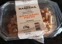 चीनी की मात्रा Anacardo frito