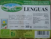 İçindeki şeker miktarı Lenguas