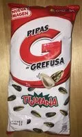 Zuckermenge drin Pipas G Tijuana